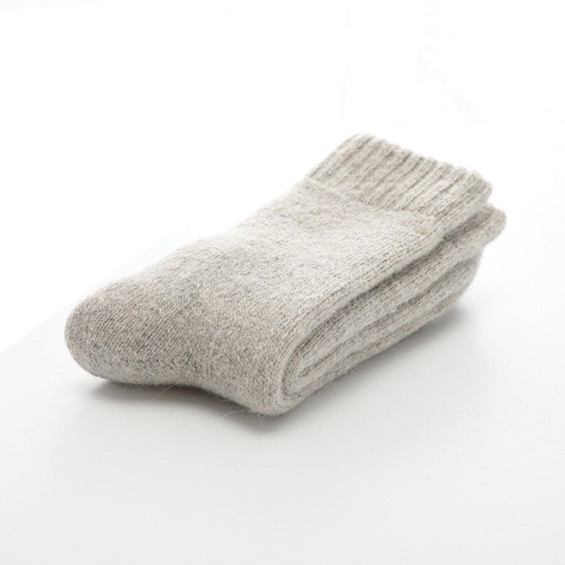 Calcetines lana natural. Talla grande. – O Sarillo