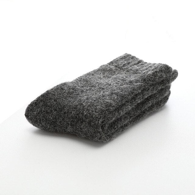 Vital Salveo - Calcetines de lana merino para exteriores, color gris oscuro  (tripulación)