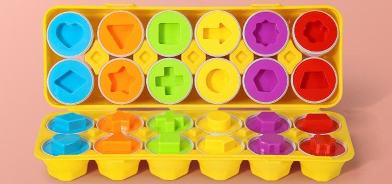 Huevos inteligentes - Juguete didáctico Montessori - BestaChile
