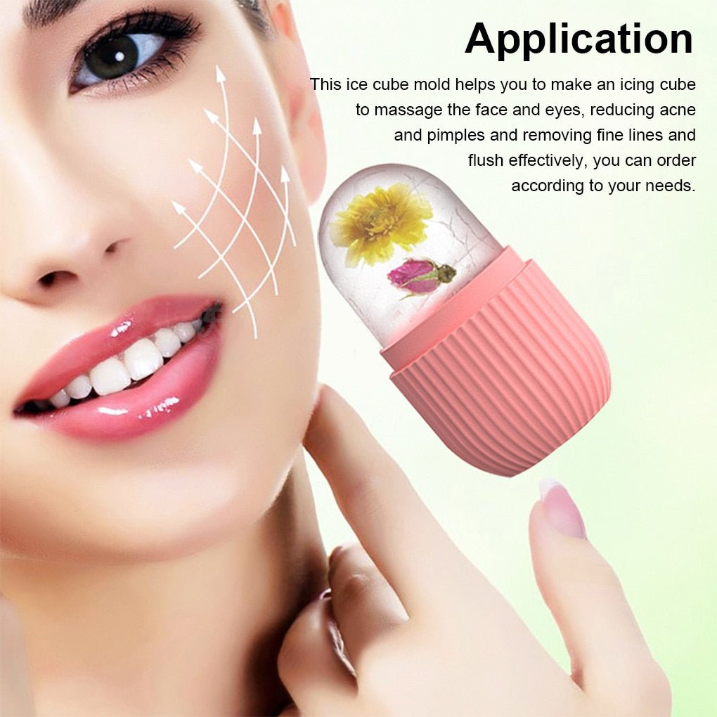 Molde de silicona para masaje facial con hielo - BestaChile